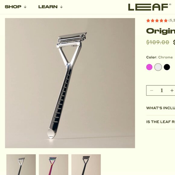 Leaf Origonal Razor - Picture 4 of 4